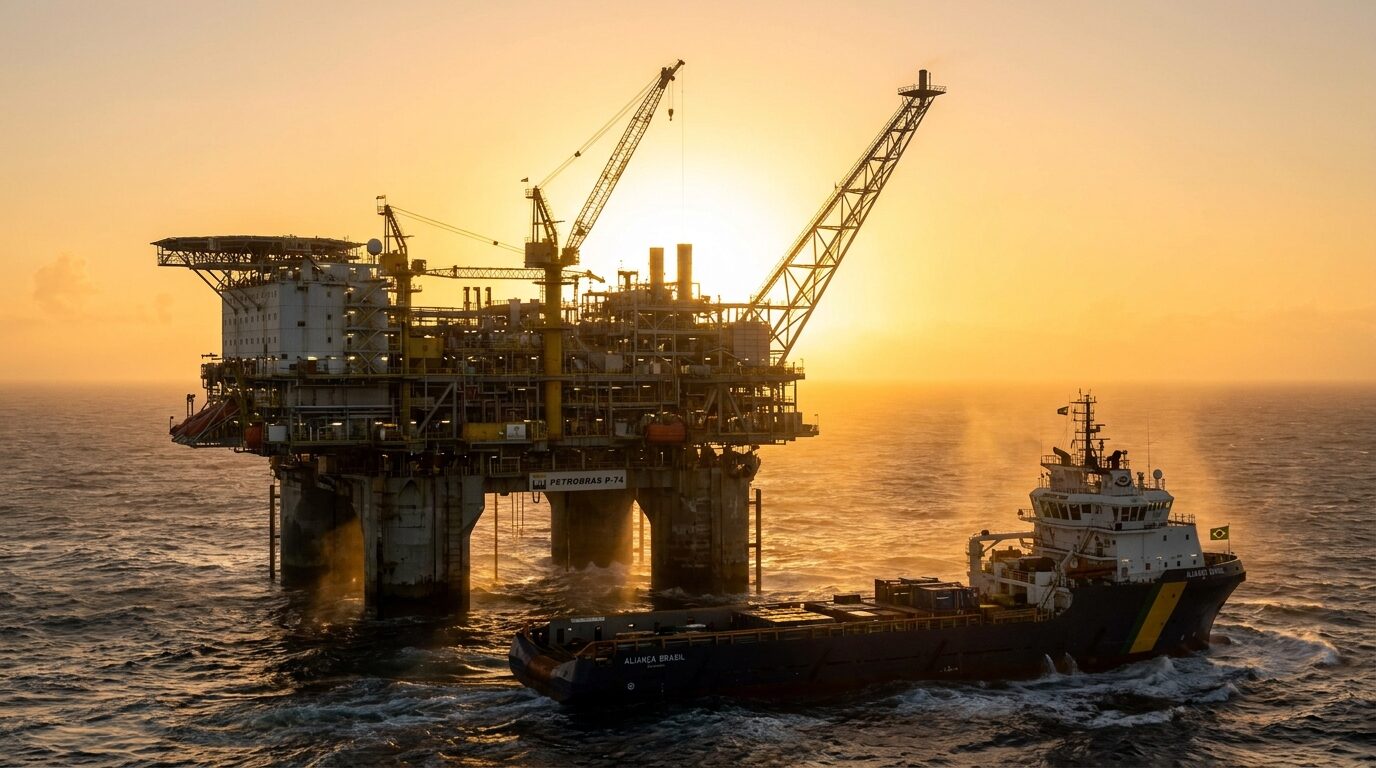 Plataforma offshore em Niteroi
